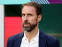 Gareth Southgate, Head Coach of England, is seen prior to the FIFA World Cup Qatar 2022 Group B match between England and IR Iran  (Photo by Clive Brunskill/Getty Images)