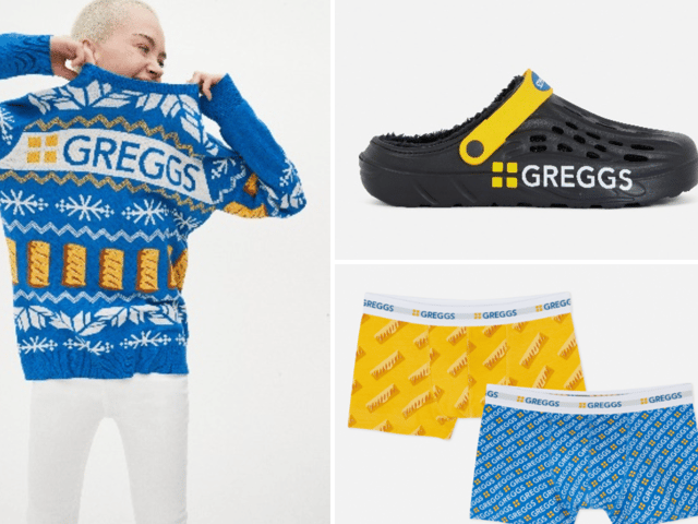 Greggs and Primark have released a limited edition clothing range in time for Christmas