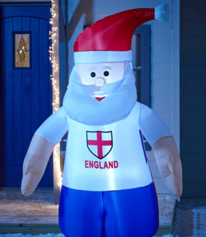 Is Santa an England fan? You can decide