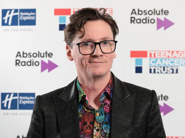 Ed Byrne attends Absolute Radio Live at the Palladium Theatre on November 27, 2022 