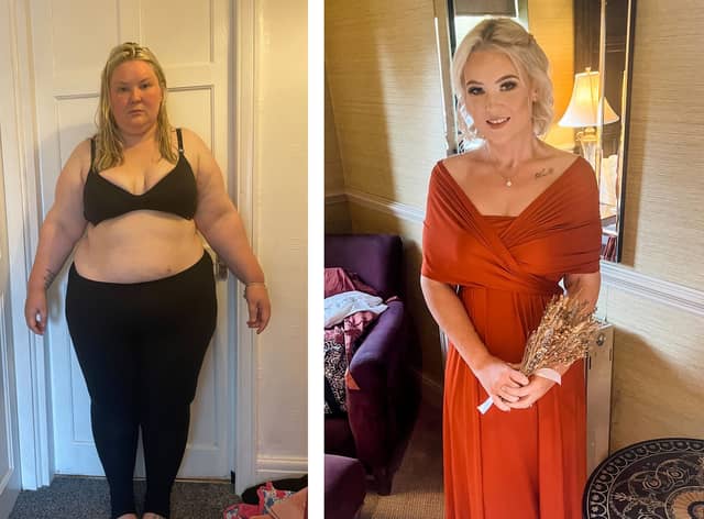  Natasha Burt before and after the weight loss