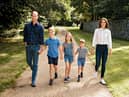 The family photo taken of the Prince and Princess of Wales (Credit: Matt Porteous) 