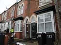 Police descended on a property at Clarence Road where they found a child’s remains buried in the garden.