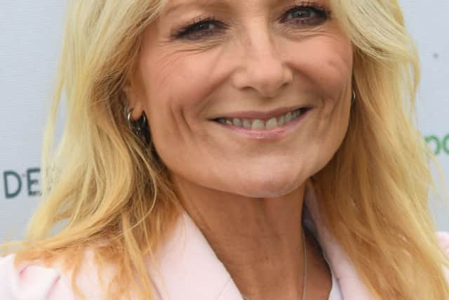 Gaby Roslin will abandon the mic for the Bake Off tent this Christmas (Getty)