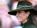 Catherine, Princess of Wales, attends the Christmas Day service at St Mary Magdalene Church in Sandringham on December 25. 