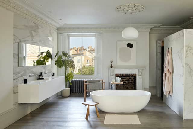 The beautiful property strikes the perfect balance between cutting edge contemporary design, whilst retaining its traditional features.