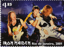 One of the Iron Maiden stamps that are coming into circulation (Photo: Royal Mail) 