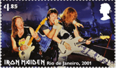 One of the Iron Maiden stamps that are coming into circulation (Photo: Royal Mail) 