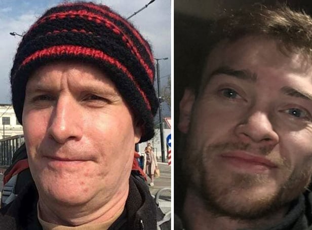 <p>Andrew Bagshaw, 48, and Christopher Parry, 28, have gone missing in Donetsk, Ukraine.</p>