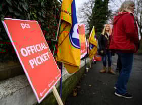 Around 100,000 civil servants will take part in a 24-hour walkout, the Public and Commercial Services (PCS) union has confirmed. (Credit: Getty Images)