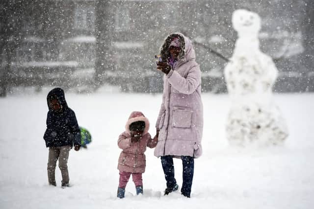 Snowy and icy weather are set to last for days 
