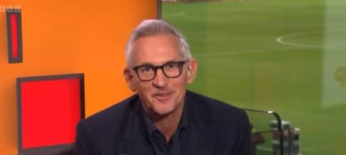 Gary Lineker. Picture: BBC iPlayer