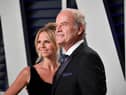 Kayte Walsh (L) and Kelsey Grammer attend the 2019 Vanity Fair Oscar Party hosted by Radhika Jones at Wallis Annenberg Center for the Performing Arts on February 24, 2019 in Beverly Hills, California.  (Photo by Dia Dipasupil/Getty Images)