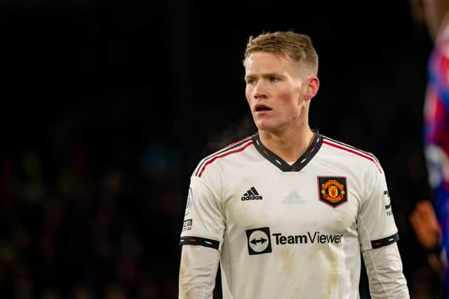 Scott McTominay missed Manchester United’s win over Reading. Credit: Getty.