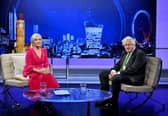 Nadine Dorries interviewed Boris Johnson on Talk TV show Friday Night with Nadine