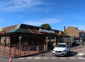  Customers depart the North Cheam McDonald’s Drive-Thru.