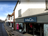 An M&Co store is pictured in Marlow, south England.
