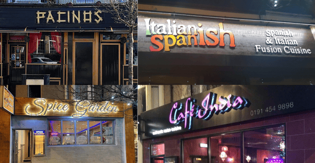 <p>Restaurants in Ocean Road, South Shields.</p>