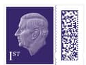 The new stamp design featuring King Charles  