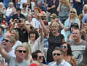 The crowd at Bents Park