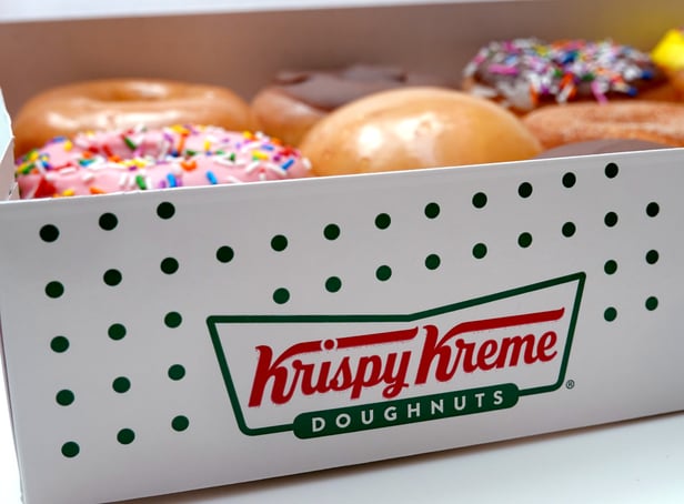 <p>Krispy Kreme is handing out free donuts this Valentines Day</p>