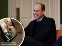 Prince William shocked the teens during their school lunch break