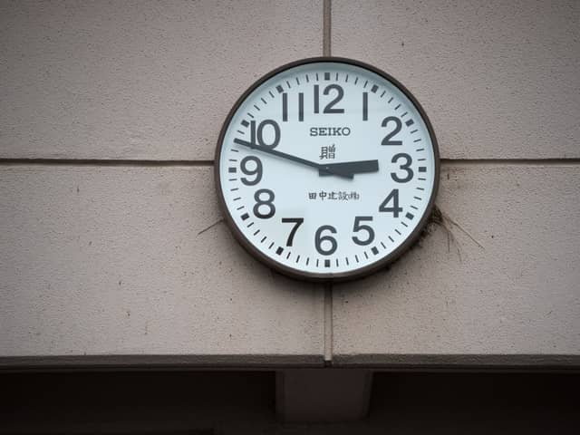 The clocks will go forward soon