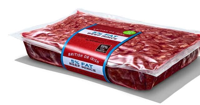 Sainsbury’s has announced it is swapping traditional, plastic tray packaging for a new vacuum-packed alternative across its beef mince range - saving 450 tonnes of plastic a year (embargoed until 0.01am on February 22).