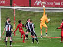 Newcastle United young goalkeeper Max Thompson. (Photo by Nick Taylor/Liverpool FC/Liverpool FC via Getty Images)