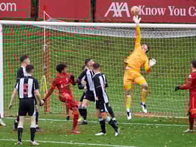 Newcastle United young goalkeeper Max Thompson. (Photo by Nick Taylor/Liverpool FC/Liverpool FC via Getty Images)