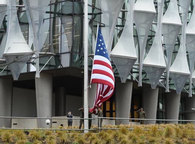 US Embassy in London in 2018. (Photo by Leon Neal/Getty Images)