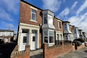The outside of the property at Pollard Street, South Shields