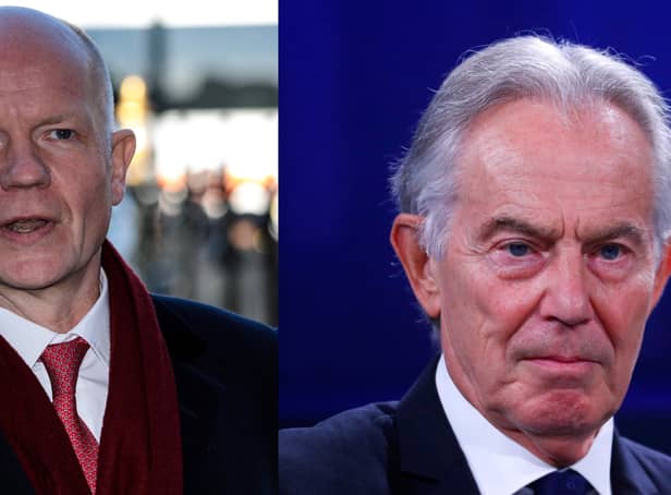 Former Labour prime minister and Conservative leaders Tony Blair and William Hague have come together to argue everyone in the UK should be issued digital IDs.