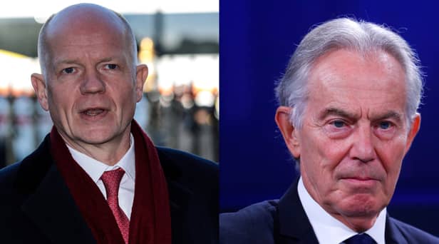 Former Labour prime minister and Conservative leaders Tony Blair and William Hague have come together to argue everyone in the UK should be issued digital IDs.