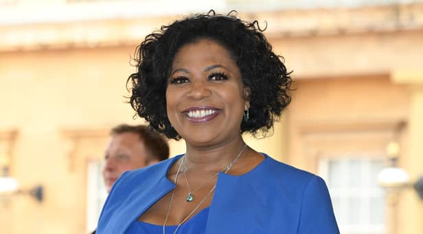 Brenda Edwards attends a reception (Getty)