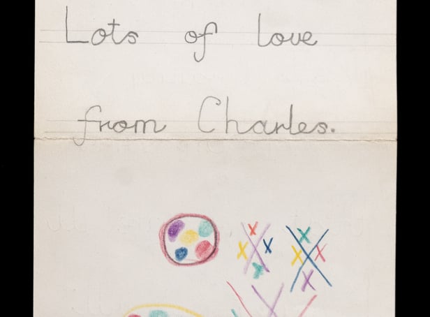 <p>The touching note from the future King was in a folder along with other royal letters which had been lying in a cardboard box for more than 40 years. (SWNS)</p>