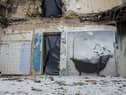 Banksy artwork in Ukraine