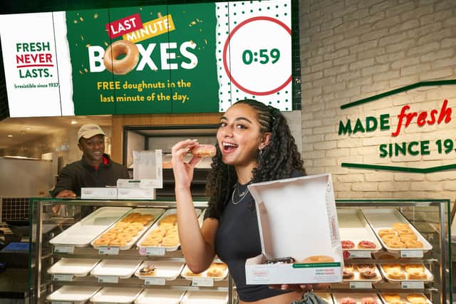 Krispy Kreme is handing our free ‘last-minute’ donuts everyday next week