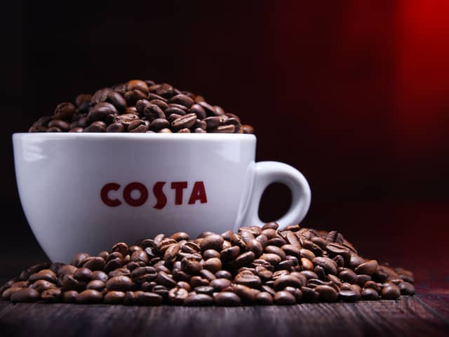 Costa are offering 25% off all food items for one day 