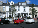 Outside of the hotel/guest house at Ocean Road, South Shields