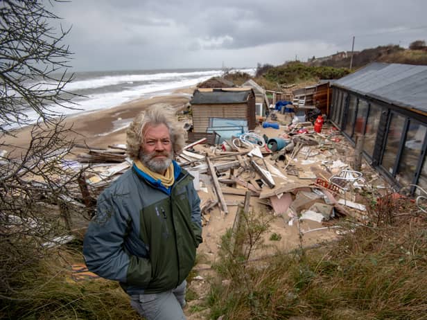 Lance Martin with his property in 2018.