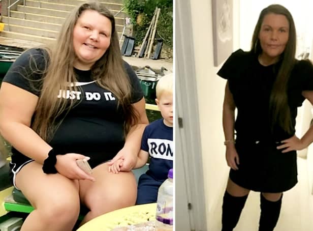 A woman who lost seven-and-a-half stone says she’s hotter now she’s in her 40s than she ever was in her 20s