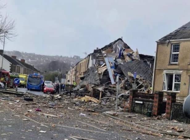 The person previously reported as missing after a suspected gas explosion in Swansea has been found dead.