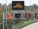 Just Stop Oil protests on overhead gantries brought traffic to a standstill on the M25 across four days in November 2022(Photo by Leon Neal/Getty Images)