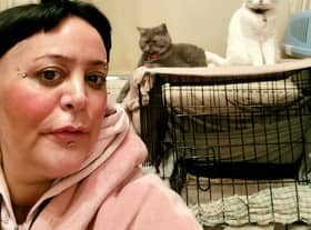 A woman claims she can only afford one meal a WEEK - as she spends most of her money feeding her cats. Yasemn Kaptan  / SWNS