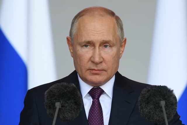 The International Criminal Court has issued an arrest warrant for Vladimir Putin over his actions in Ukraine. (Credit: Getty Images)