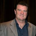 Actor Peter Hardy poses for a photo at the launch of 'Mamma Mia!' at Doltone House on July 21, 2009 in Sydney, Australia
