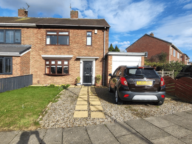 The outside of the property at Winskell Road, South Shields