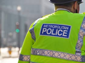 A stock image of a Met Police officer