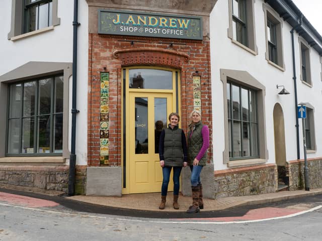 Woolsery Village shop after its recent refurbishment and transformation due to Bebo tech Millionaire’s Michael and Xocchi Birch purchasing the Village corner shop.